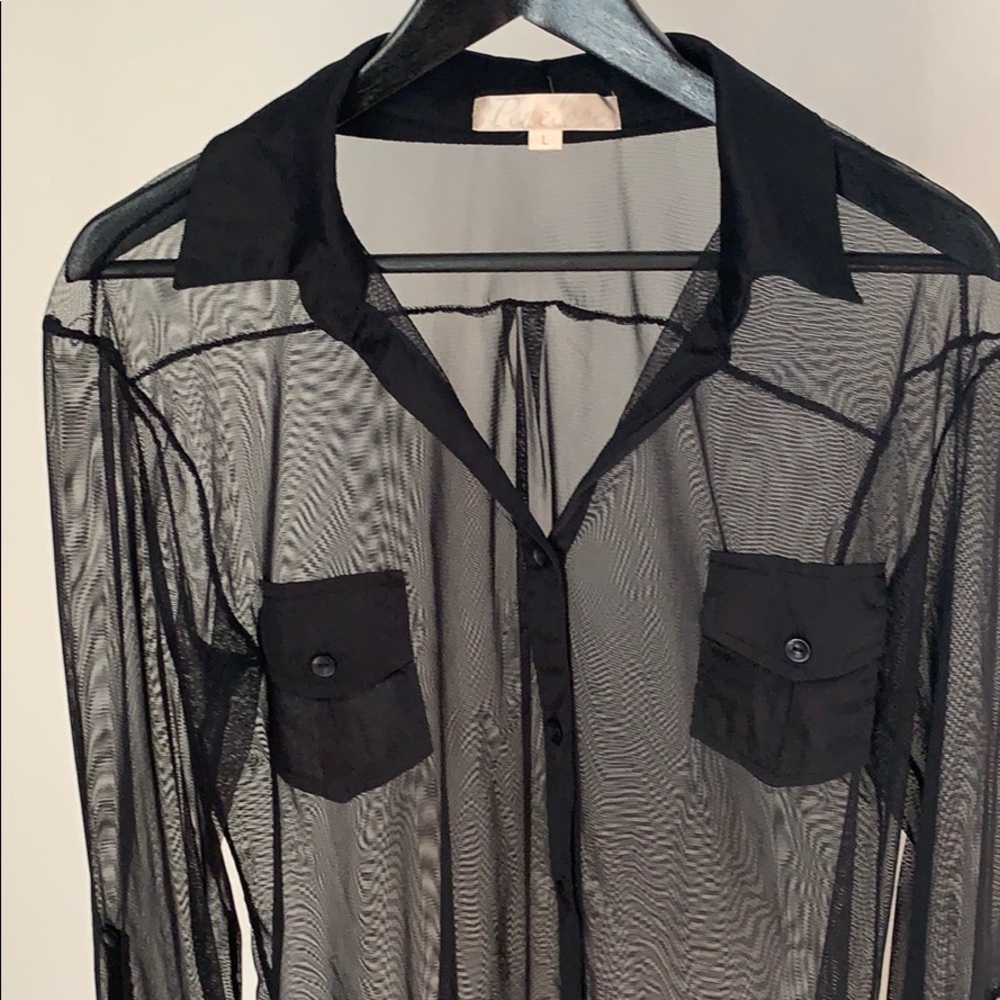See through blouse - Picture 2 of 4